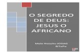 O SEGREDO DE DEUS: JESUS O AFRICANO · 2021. 5. 31. · deste livro, a divulgação do Segredo do Vaticano, ou seja o Terceiro Segredo de Fatima, cujo título, Jesus o Africano, é