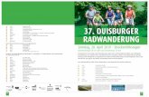 SSB-Duisburg - Stadtsportbund Duisburg - 37. DUISBURGER … · 2019. 4. 24. · 04 01 Grundsätzlich ist ein Einstieg in die Radwanderung an jedem Start und Kontrollpunkt möglich.