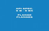 API SPEC. 6 B - 6 BX FLANGE FLANGES · 2019. 1. 28. · API TIPO 6 BX 690 bar = 10000 psi 1035 bar = 15000 psi 1380 bar = 20000 psi Type 6B 3000 PSI Type 6B 5000 PSI D I 10000 PSI