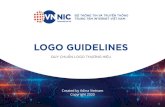 VNNIC guidelines preview · 2020. 11. 3. · 2. MÀU SẮC VÀ FONT CHỮ - Màu sắc logo được phối hợp dải màu đỏ - cam tại điểm nhấn lấy cảm hứng từ