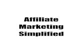 Affiliate Marketing Simplified.