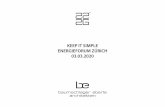 Forum Energie Zürich - Forum Energie Zürich - KEEP IT SIMPLE … · 2021. 6. 15. · consero AG, Weggis T +41 41 390 01 01, F +41 41 390 01 02, ARCHITEKT Baumschlager Eberle Architekten