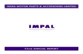 INDIA MOTOR PARTS & ACCESSORIES LIMITED 2006.pdf · 2013. 7. 19. · INDIA MOTOR PARTS & ACCESSORIES LIMITED 4 EXPLANATORY STATEMENT UNDER SECTION 173 OF THE COMPANIES ACT, 1956 Item