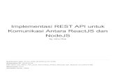 NodeJS Komunikasi Antara ReactJS dan Implementasi REST API ...