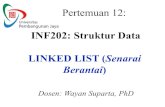 INF202: Struktur Data LINKED LIST (Senarai Berantai