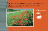 ystematiek van natuur- typen voor Vlaanderen