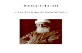 Baha'u'llah - Les Tablettes de Baha'u'llah - Eklablog