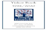 Yizkor Book 5781/2020