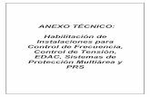 ANEXO TÉCNICO: Habilitación de Instalaciones para Control ...