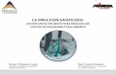 LA EMULSION GASIFICADA - Ingeniería de Explosivos y Voladura