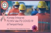 KonsepIntegrasi P2 HIV dan P2 COVID-19 di TempatKerja