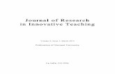 Journal of Research in Innovative Teaching