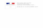RECUEIL DES ACTES ADMINISTRATIFS NOVEMBRE ... - aude.gouv.fr
