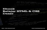 Ebook Belajar HTML & CSS Dasar