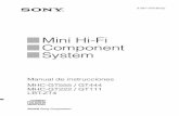 Mini Hi-Fi Component System - Sony