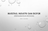 Investasi, industri dan ekspor (Kesinambungan ekonomi)