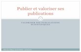 Publier et valoriser ses publications - Ifremer