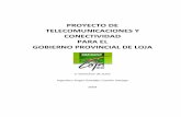 PROYECTO DE TELECOMUNICACIONES Y CONECTIVIDAD PARA …