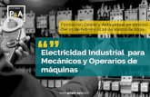Electricidad Industrial para Mecánicos y Operarios de máquinas