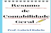 CFC De A a Z Resumo de Contabilidade Geral Prof. Gabriel ...