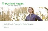 Nuffield Health Presentation Master Template