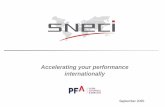 Accelerating your performance internationally