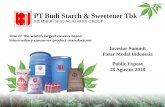 PT Budi Starch & Sweetener Tbk - Indonesia Stock Exchange