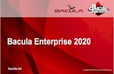 Bacula Enterprise 2020