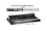 Minimoog Service Manual
