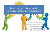 Instrumenti i institucije preduzetničke infrastrukture