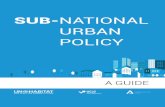 SUB-NATIONAL URBAN POLICY - UN-Habitat