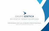 MEMORIA DE CALIDADES PROVISIONAL - grupoedetica.com