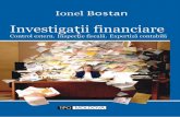 Ionel BOSTAN Investigaţii financiare