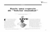 Rock: una especie de “folclor mundial”