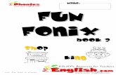 Fun Fonix Book 2 - consonant digraphs: ck, ch, ng, sh, th ...