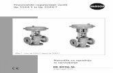 Pnevmatski regulacijski ventil tip 3244-1 in tip 3244-7