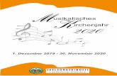 Flyer Musikalisches Kirchenjahr 2020