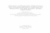 Structure andProperties of Quaternary andTetragonal ...