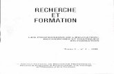 revue RECHERCHE ET FORMATION - ife.ens-lyon.fr