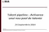 Talent pipeline - Activarea unui nou pool de talente