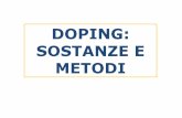 DOPING: SOSTANZE E METODI - Unife