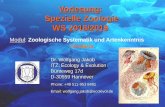 Vorlesung: Spezielle Zoologie WS 2018/2019