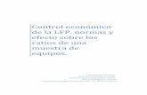 Control económico de la LFP, normas y efecto sobre los ...