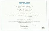 Certifikat EN 1090 och ISO 3834 - Häfla