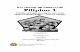 Kagawaran ng Edukasyon Filipino 1 - depedmuntinlupa.ph