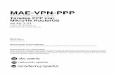 Tuneles PPP con MikroTik RouterOS v6.40.3.01