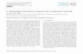 A climatology of formation conditions for aerodynamic ...