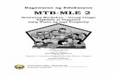 Kagawaran ng Edukasyon MTB-MLE 2 - DepEd Muntinlupa