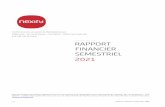 RAPPORT FINANCIER SEMESTRIEL 2021