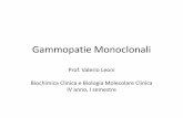 Gammopatie monoclonali - UNIMIB